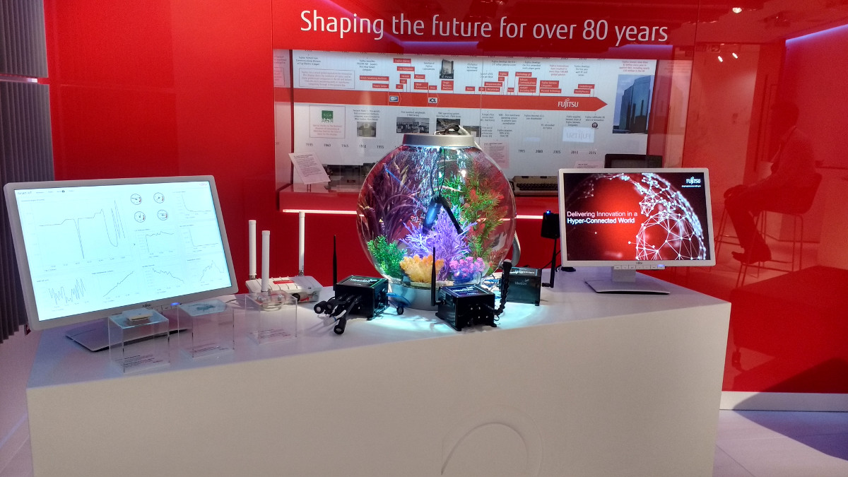 Waspmote Plug Sense Sensors Displayed At The Fujitsu Innovation