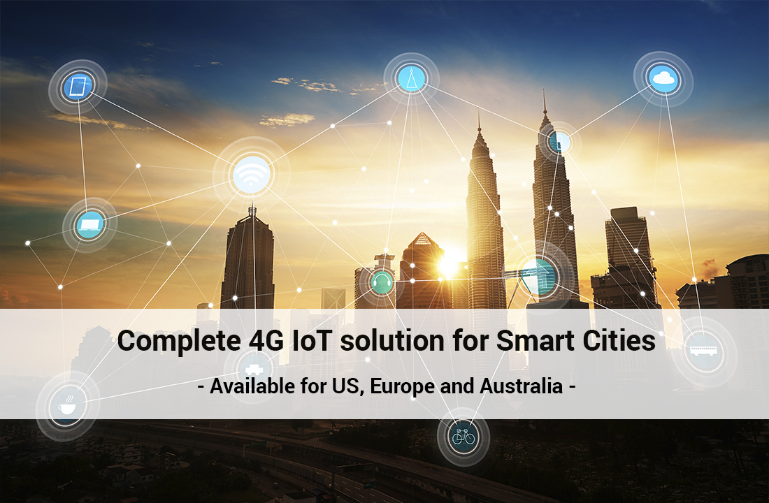 Libelium hits the Smart Cities market with a complete 4G IoT solution for US, Europe and Australia