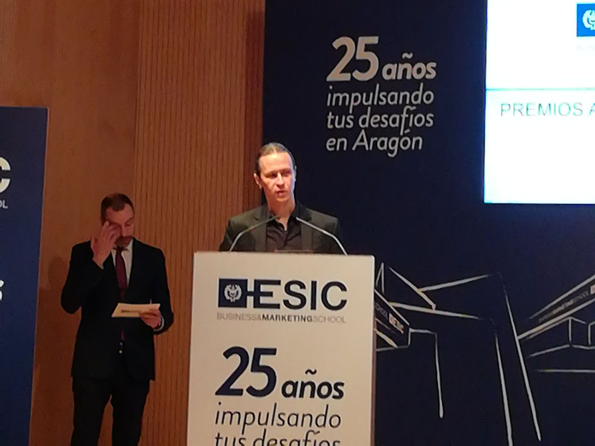 David Gascón, CTO Libelium, speaking at ESIC Anniversary Event