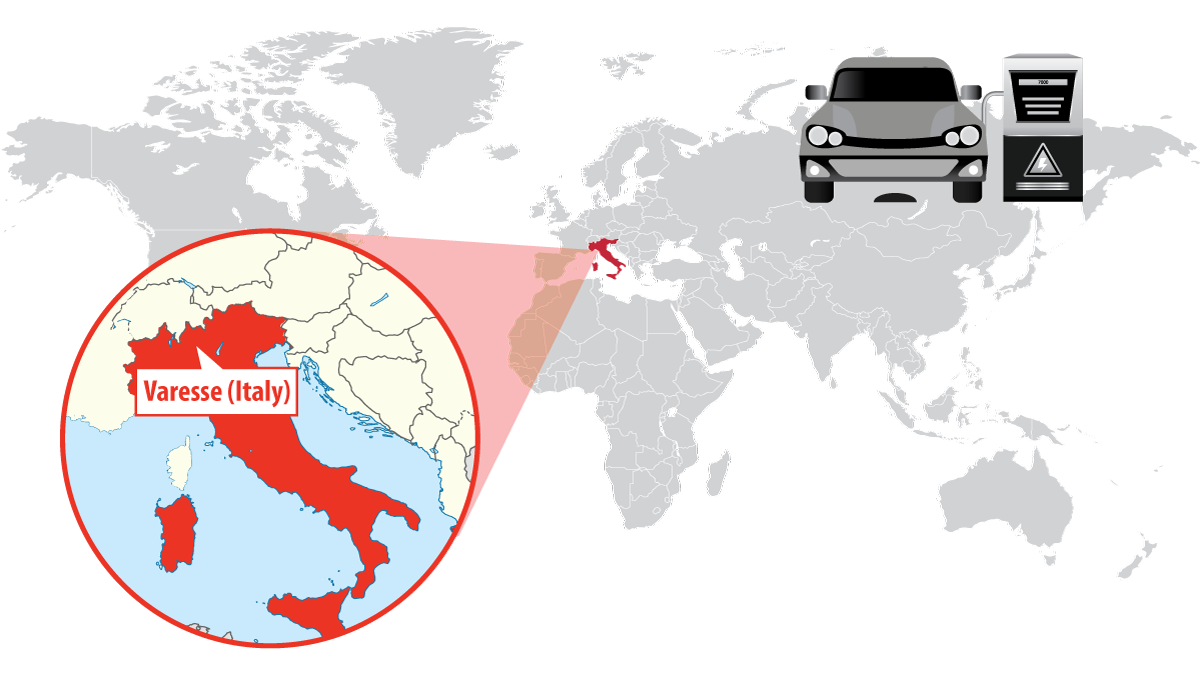 Smart Parking IoT platform to increase the efficiency of electric car recharging station