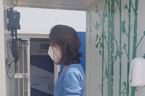 The Libelium Fever Kit installed in an all-in-one solution for access control image The Libelium Fever Kit installed in an all-in-one solution for access control