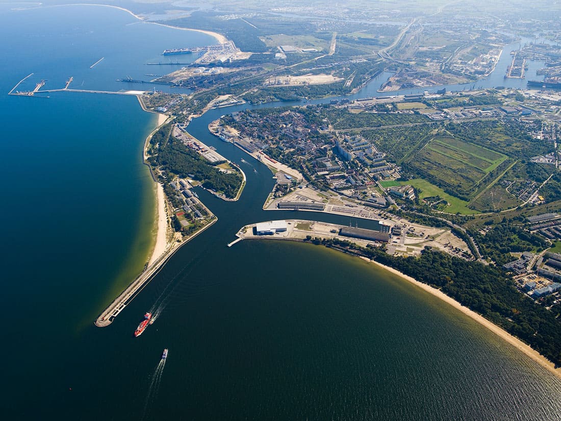 Port of Gdansk. Picture property of ZMPG SA