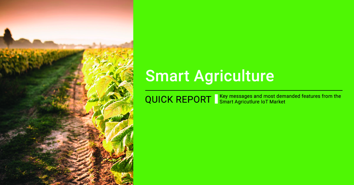 Libelium Smart Agriculture IoT Solution Quick Report