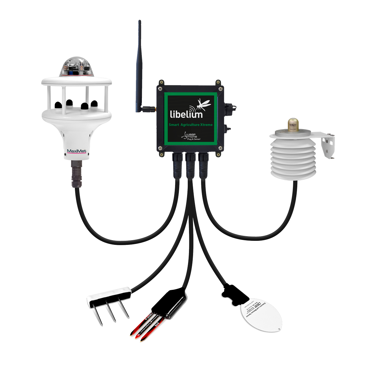 Waspmote Plug & Sense! Nodo sensor de agricultura inteligente