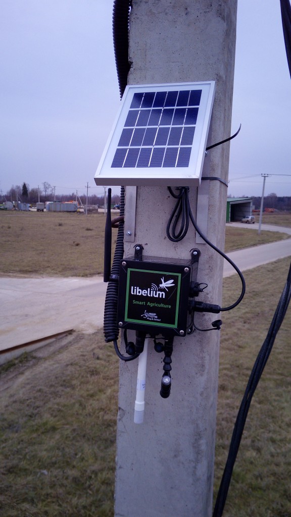 Libelium Plug&Sense! Smart Agriculture installed