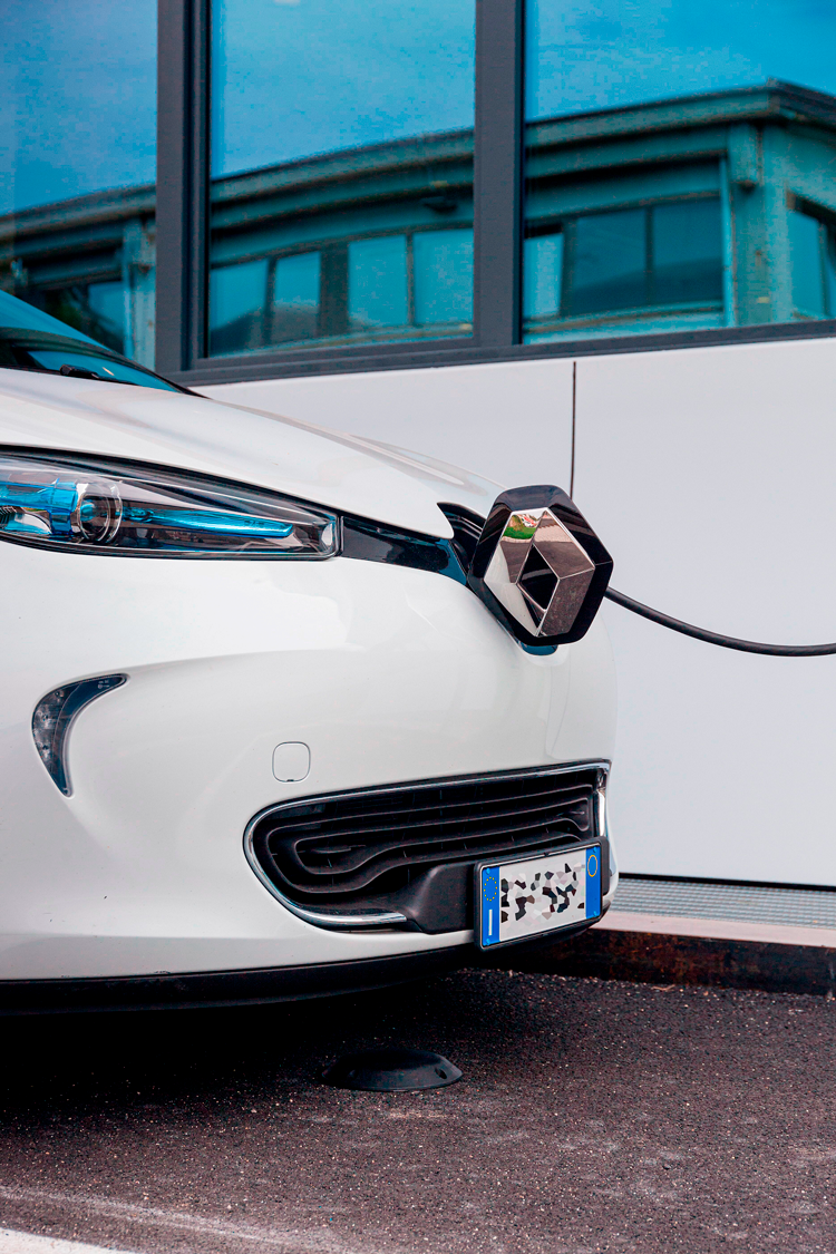 smart parking electric car