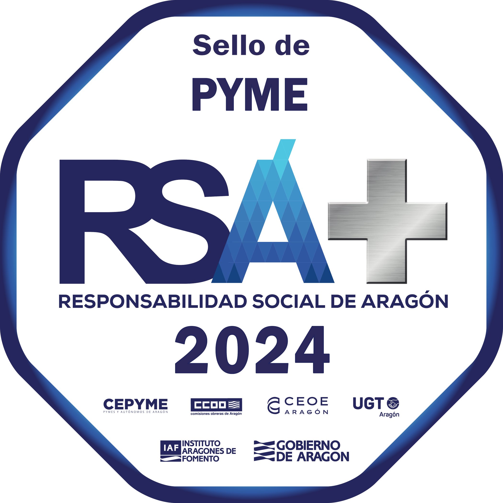 Libelium Sello RSA+ Responsabilidad Social de Aragón 2024