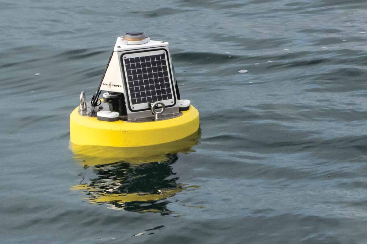Data buoy for live project in NZ mussel harvesting