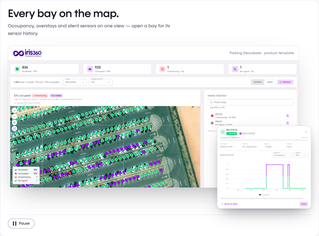 P1 parking geoviewer